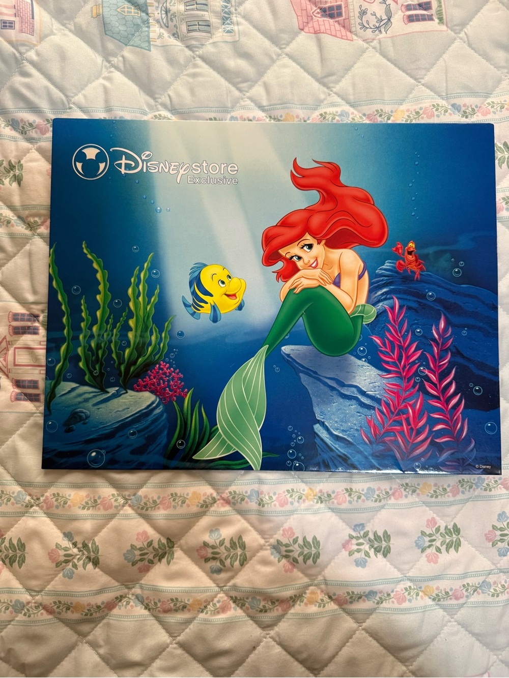 Disney Ariel Wall Art - Red, Green & Blue